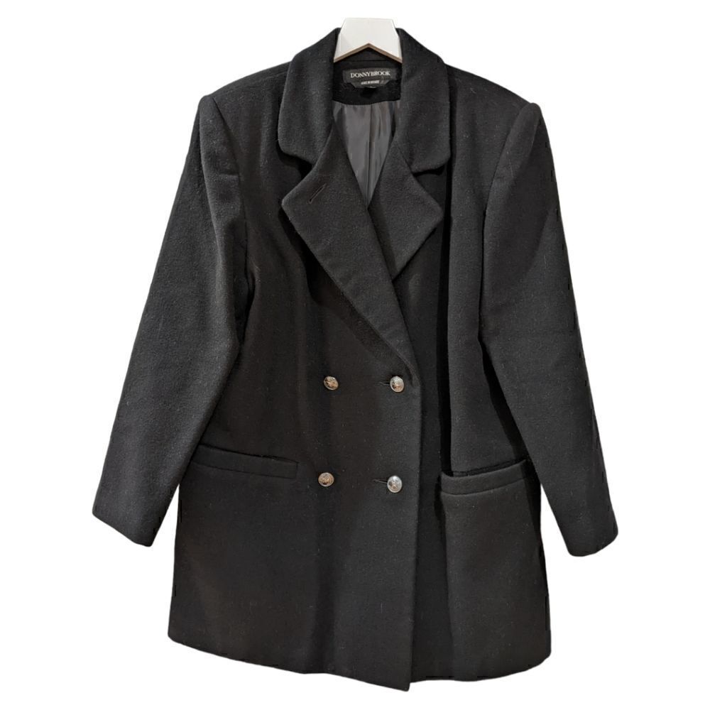Vintage DonnyBrook Double Breasted Wool Coat Size 14